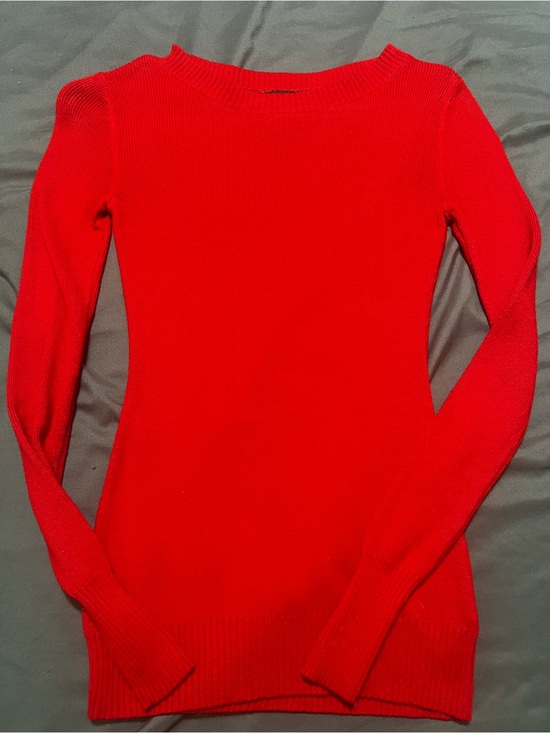 Express Sweaters - Express women’s red fitted sweater xs